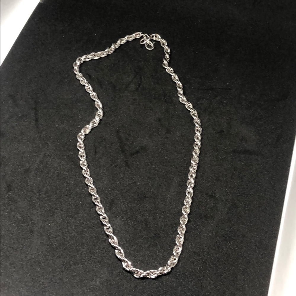 14KGP Silver Rope chain - Picture 5 of 7